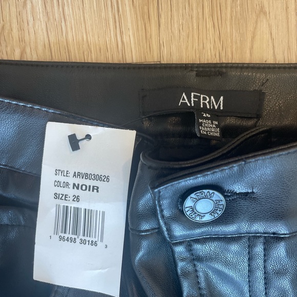 AFRM x Revolve Graysen Leather Pant - Picture 4 of 6